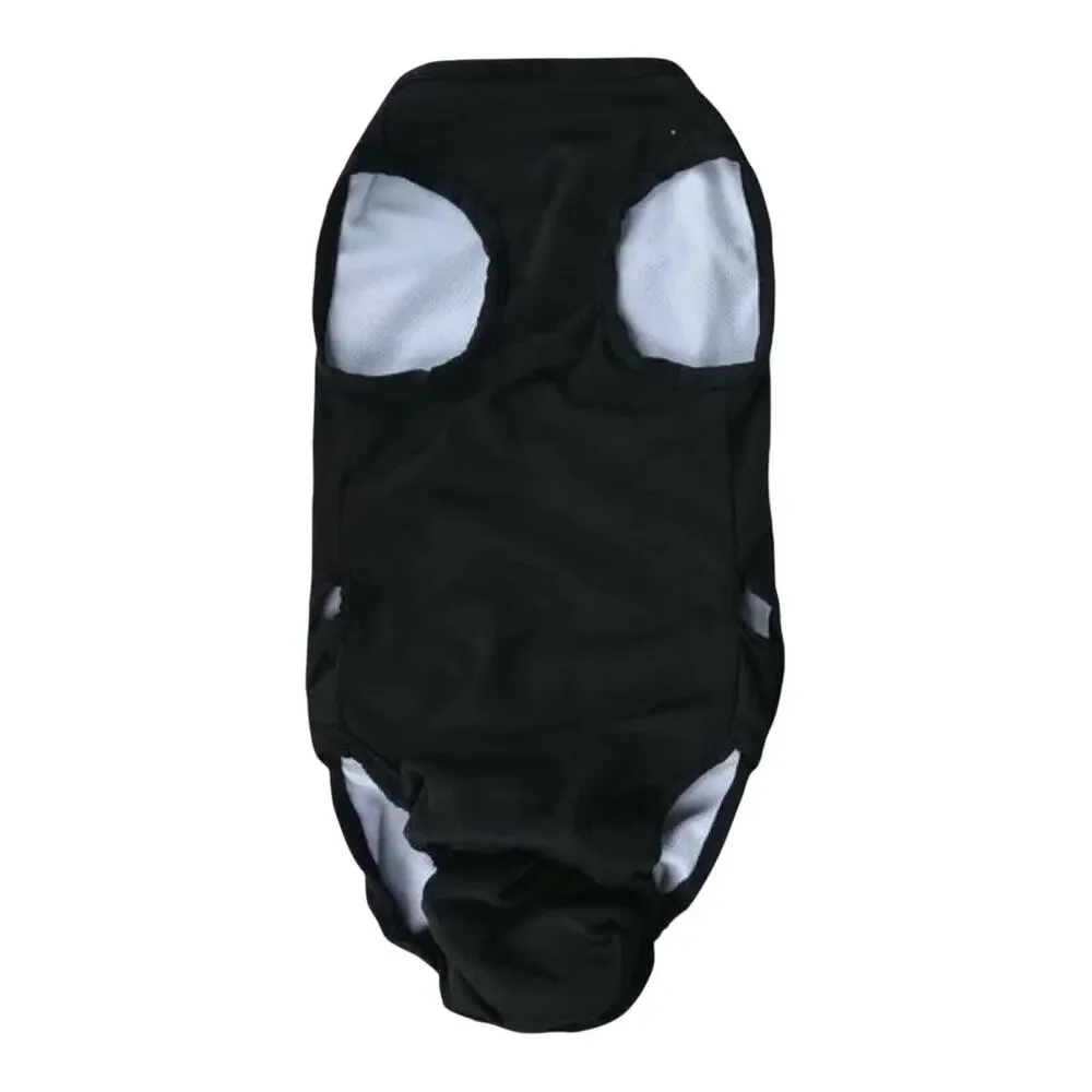 Bluethy Dog Recovery Suit Sz Large Black Medical Cone Alternative NEW